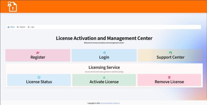License Activation Server